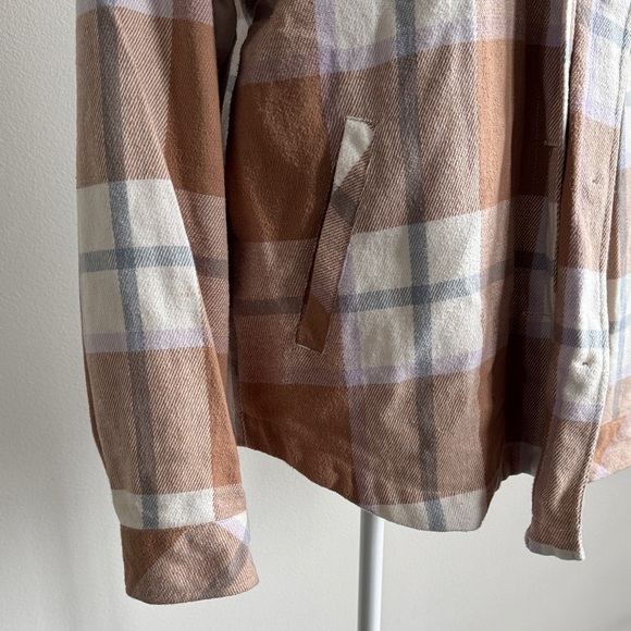 Aeropostale Multicolor Plaid Flannel Shacket - Picture 10 of 14